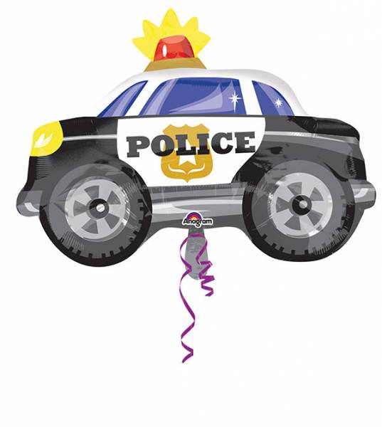 Polizei Einsatzwagen Folienballon groß